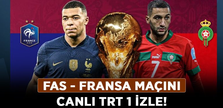 Fas – Fransa maçını canlı TRT 1 izle! Fas – Fransa şifresiz HD kesintisiz izle!