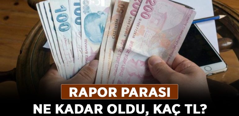 Rapor parası ne kadar oldu, kaç TL? 2023 iş göremezlik rapor parası ne kadar?